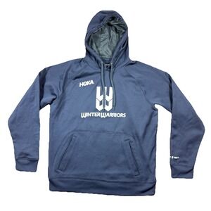 Sport-Tek Hoka Hoodie Mens Medium Navy Blue Pullover Long Sleeve Athletic